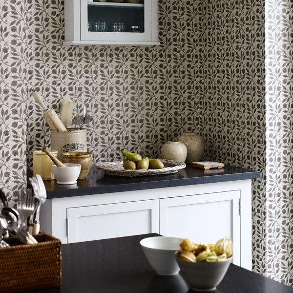 Rosehip Thyme Wallpaper by Morris & Co